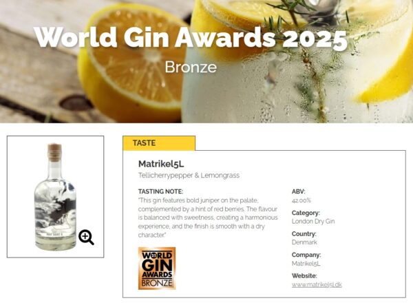 MAT SORT 5 Gin - Billede 7